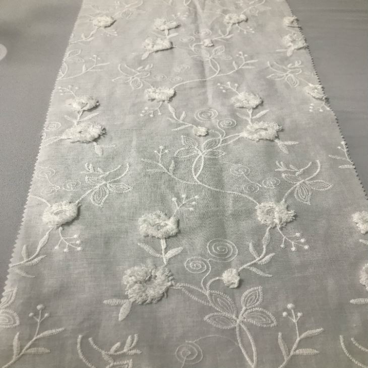 3D Cotton Eyelet Fabric